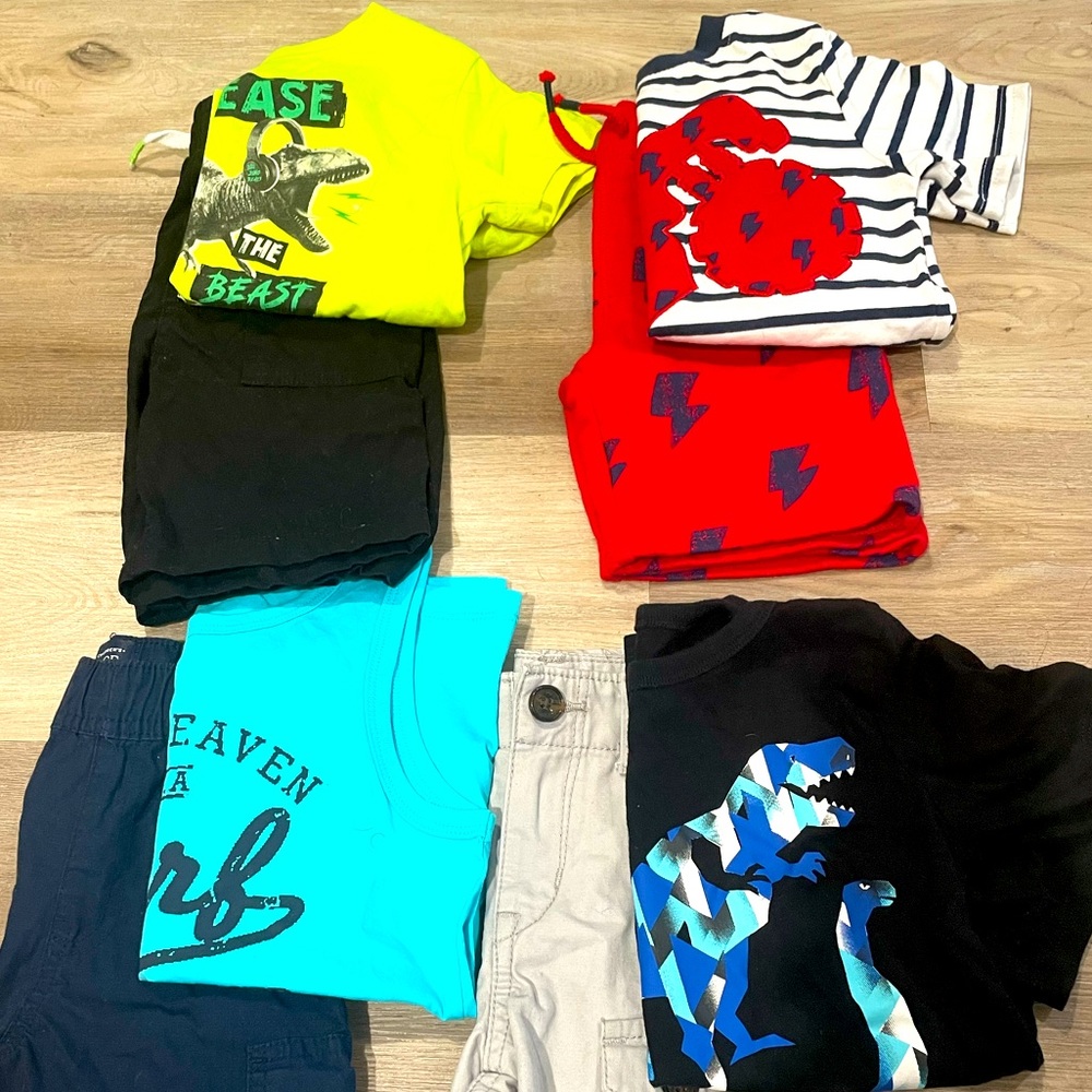 BOYS 4T SUMMER OUTFIT BUNDLE